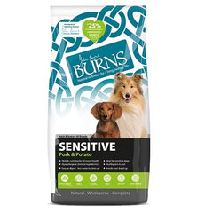 Burns Sensitif gyda Porc - 2KG