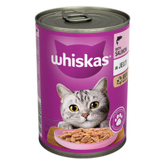 Tuniau Whiskas 1+ Eog CIJ 12x400g