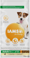 Ci Iams Bywiogrwydd Oedolyn Sml/Med Cyw Iâr - 12KG