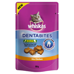 Whiskas Dentabites Cyw Iâr 8x50g