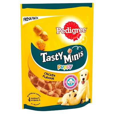 Pedigree Tasty Minis PupJnr Chick 8x125g