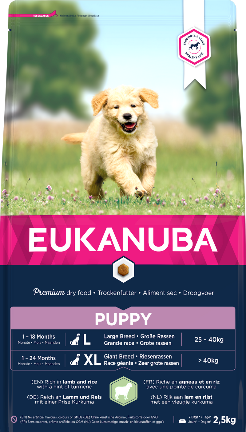 Eukanuba Puppy/Junior Large Lamb 3x2.5kg