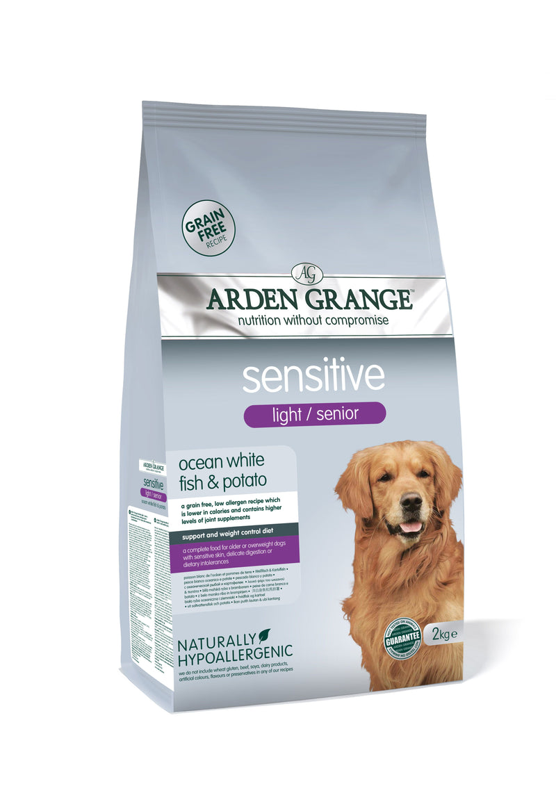 Arden Grange Dog Sensitive Senior/Light - 2KG