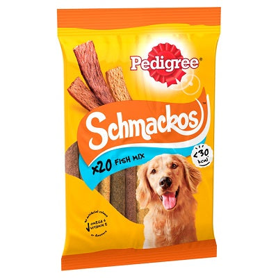 Pysgod Schmackos pedigri 9x20