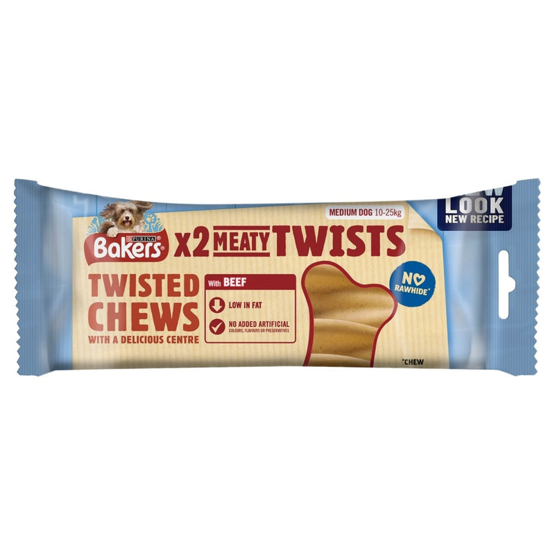 Bakers Meaty Twist Chews 10 x 180g