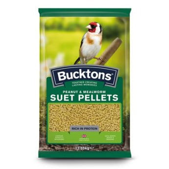 Bucktons Peanut & M/worm Suet Pellets