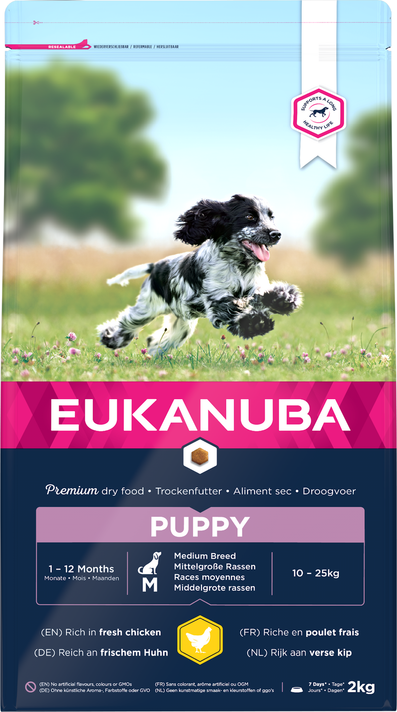 Eukanuba Puppy Medium Chicken 3x2kg