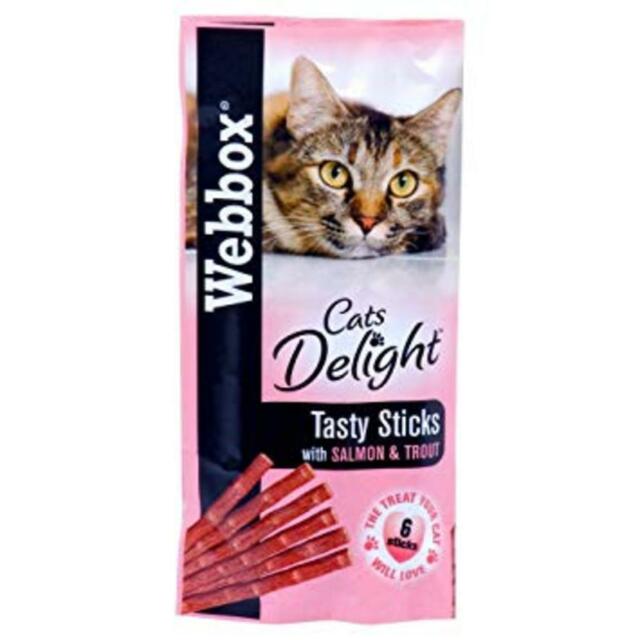 Webbox Salmon & Trout Cat Sticks 12x6