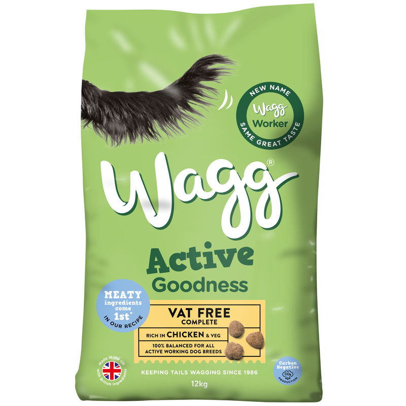 Wagg Active Goodness Chicken & Veg - 12KG