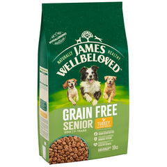 James Wellbeloved Dog Senior Turkey & Veg Grain Free - 10KG