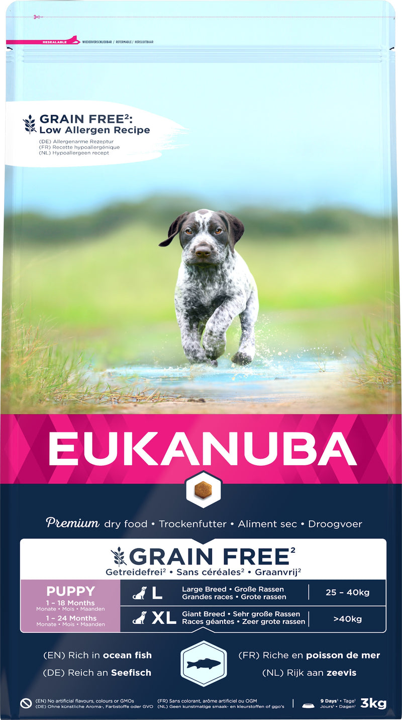 Eukanuba Grain Free Puppy Large 3x3kg