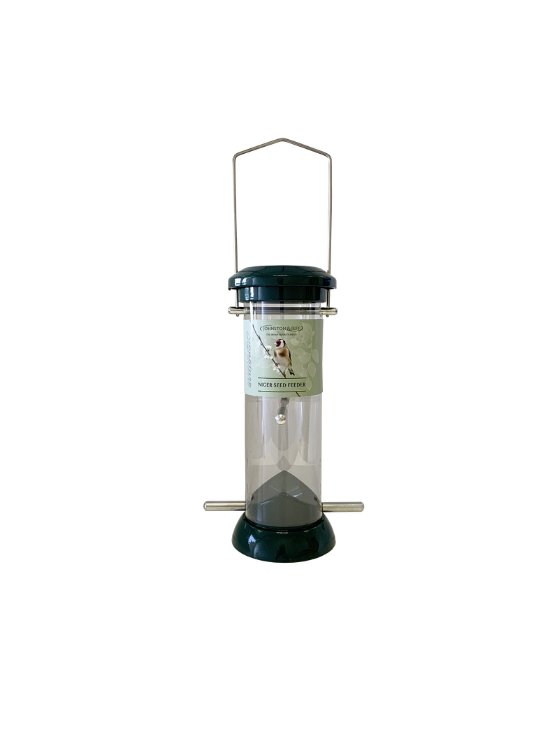 Johnston & Jeff  Green Cast Niger Seed Feeder 20cm