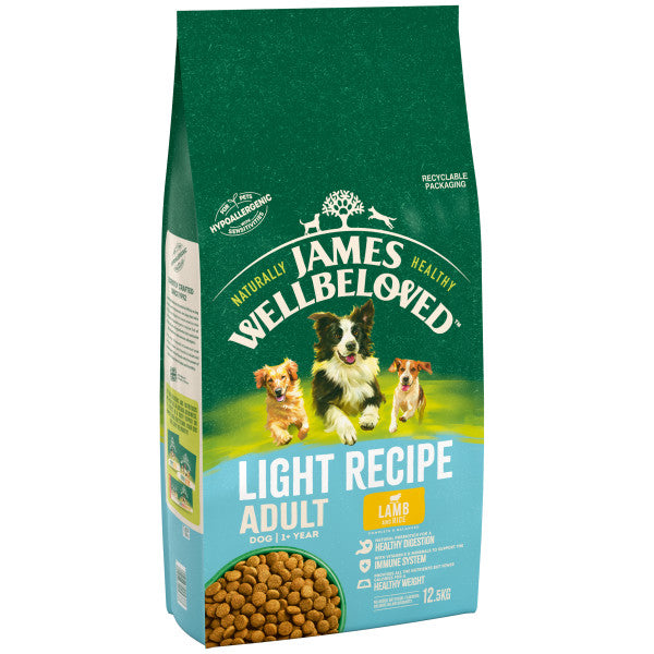 Cig Oen Ysgafn a Reis Anwylyd James - 12.5KG