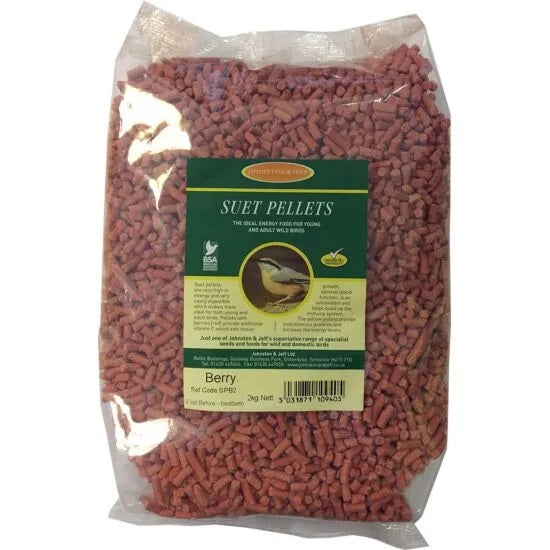 Johnston & Jeff Suet Pellets with Berries 6x2kg