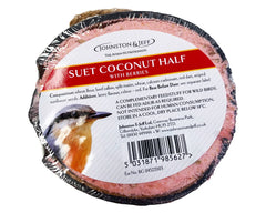 Johnston & Jeff Suet Feast Berry Half Coconut x10