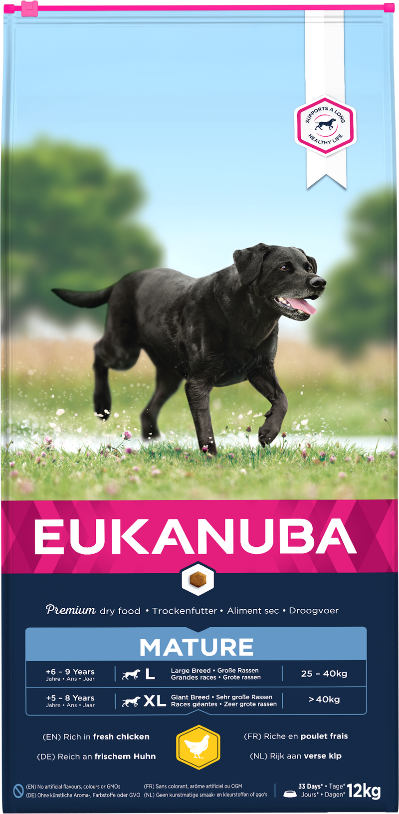 Cyw Iâr Brid Mawr Aeddfed Eukanuba - 12KG