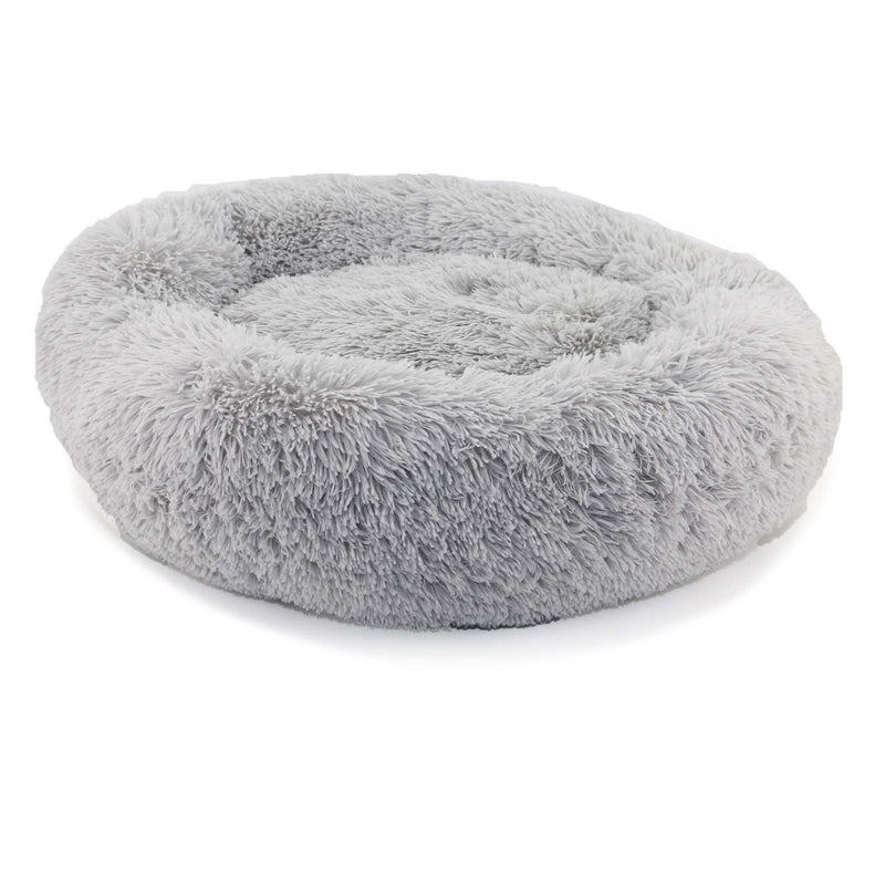 Ancol Super Plush Donut Bed Grey Medium - 70cm