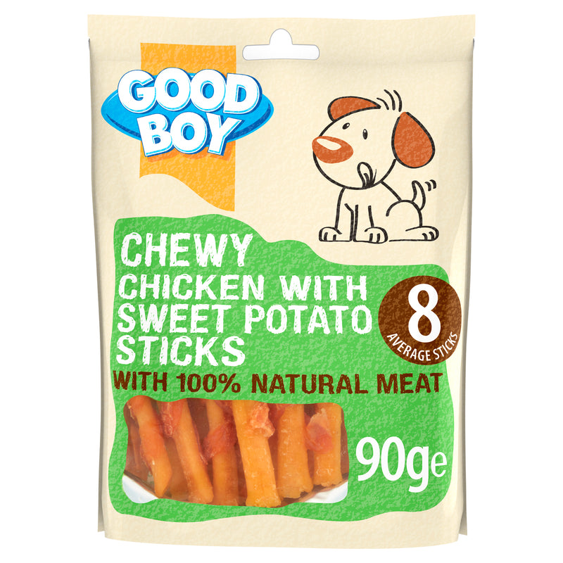 Good Boy Chicken & SweetPot Stick 10x90g