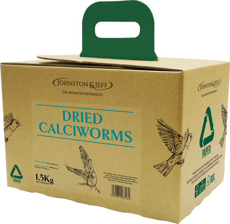 Johnston & Jeff Dried Calciworms in EcoBox