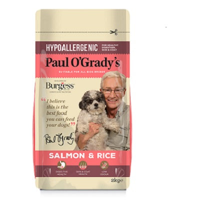 Burgess Paul O Grady Hypo Dog Salmon - 2KG