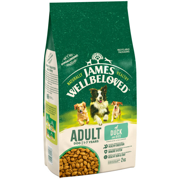 James Wellbeloved Dog Adult Duck & Rice - 2KG