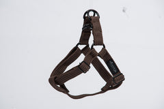 Gor Cotton Harness Small Brown 1.5cm