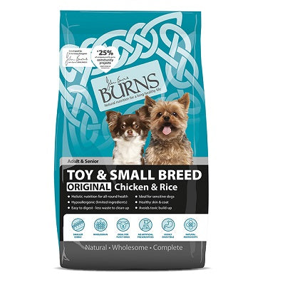 Burns Adult Small & Toy Breed - 6KG