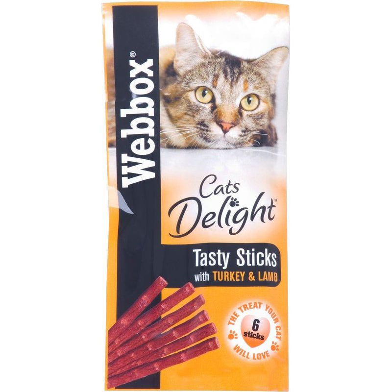 Webbox Turkey & Lamb Cat Sticks 12x6