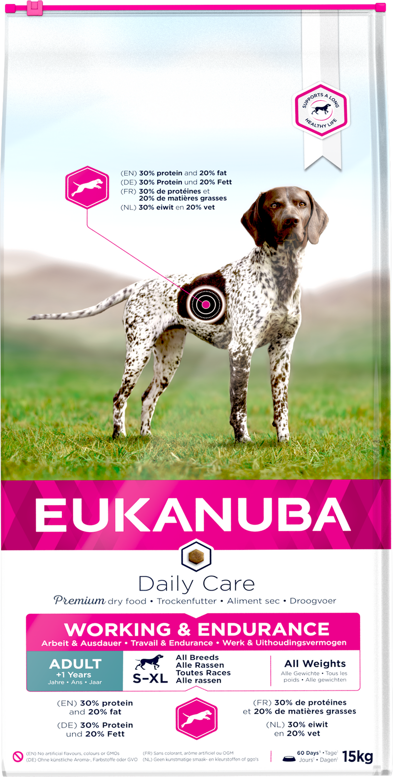 Eukanuba Daily Care Working & Endurance - 15KG