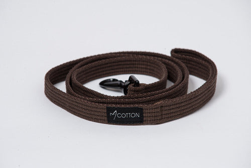 Gor Cotton Leash Large Brown 2.5cm x 140cm