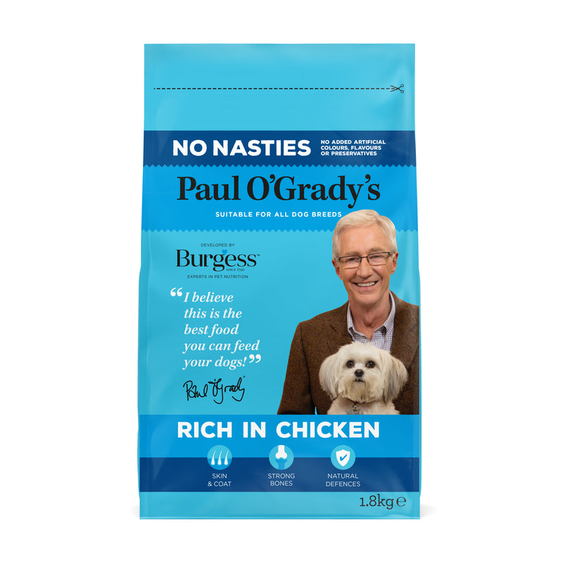Burgess Paul O Grady Dog Chicken 4x1.8kg