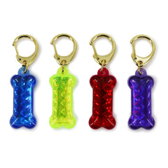 Ancol Dog Reflective ID Tag Bones x12