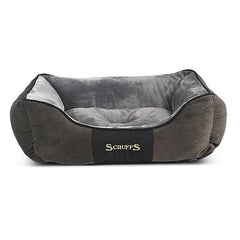Scruffs Chester Box Bed Grey 60x50cm