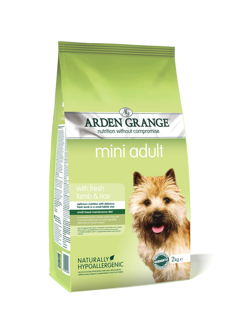 Arden Grange Dog Lamb & Rice Mini - 2KG