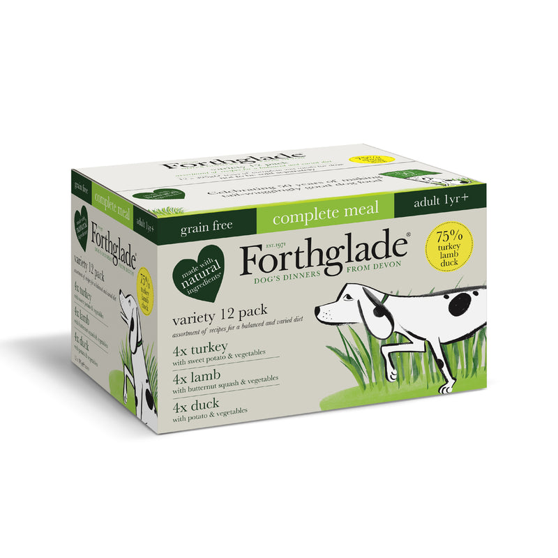 Forthglade Adult Grain Free T/D/L12x395g