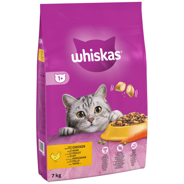 Whiskas Sych 1+ Cyw Iâr - 7KG