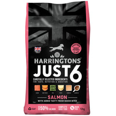 Harringtons Dog Just 6 Salmon - 12KG